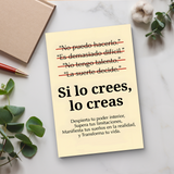 Si lo crees, lo creas: Mentalidad Positiva product image 7 showing printed book details for screen-free reading and learning