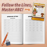 Kids follow the lines and master ABC letter formation