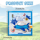 Children's first coloring and drawing activity book with dot-to-dot practice