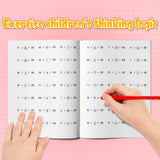 Printed kids math workbook for addition skills and preschool brain development