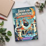 Baron von Munchhausens Reiser og Eventyr Norwegian Edition product image 6 showing printed book details for screen-free reading and learning