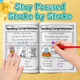 Product size view for seasonal reading comprehension workbook