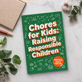 Chores for Kids Raising Responsible Children product image 7 showing printed book details for screen-free reading and learning