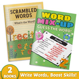 Scrambled Words Activity Book Set for Kids cover