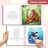 Printed family story book for mom and son bedtime reading