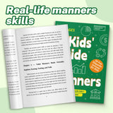 Printed manners guide for kids ages 7-14 and character building