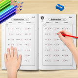 Printed early math practice book for number sense