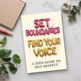 Set Boundaries, Find Your Voice: Teen Self-Respect Guide product image 7 showing printed book details for screen-free reading and learning