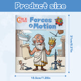Children's physics science book about push, pull, speed, and movement