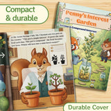 Printed kids money skills book for compound interest and smart money habits