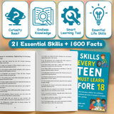 21 Skills Every Teen Must Learn Before 18 + Interesting Facts for Curious Minds: 2-Book Set bundle detail image, image 3, bundle ISBN 9798900665191