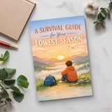Survival Guide for Your Lowest Season product image 7 showing printed book details for screen-free reading and learning