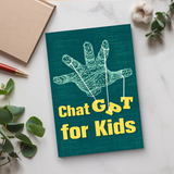 ChatGPT for Kids AI Learning Guide product image 7 showing printed book details for screen-free reading and learning