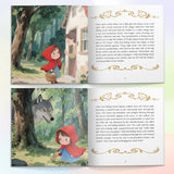Printed Grimm's Fairy Tales Little Red Riding Hood book for character learning and bedtime story fun