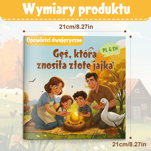 Polish-English bilingual animal fable reader for kids