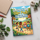 Going at My Own Pace Stories for Kids product image 7 showing printed book details for screen-free reading and learning