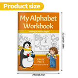 Kids alphabet workbook with trace and write pages