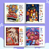 Printed look-and-find puzzle book for visual learning and holiday vocabulary