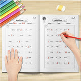 Printed early math practice book with number bonds