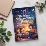 31 Bedtime Reassurance Stories for Worried Kids product image 7 showing printed book details for screen-free reading and learning