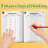 Printed math pages for multiplication facts and number patterns