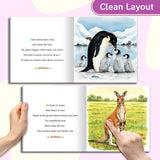 Printed family story book for mom and daughter bedtime reading