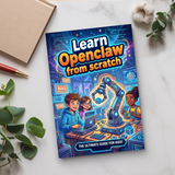 Learn Openclaw from Scratch Coding and Robotics for Kids product image 7 showing printed book details for screen-free reading and learning