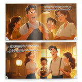 Printed Goose That Laid the Golden Eggs story book for vocabulary and family reading
