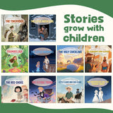 Printed classic story set for early language learning vocabulary and family reading