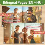 Printed Goose That Laid the Golden Eggs story book for vocabulary and family reading