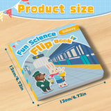 Printed interactive picture book for preschool subway vocabulary and public transit learning