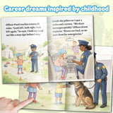 I Want to Be a Police Officer Early Reader Book for Kids, Beginner Learn to Read Picture Book, First Words and Phonics Storybook About Community Helpers