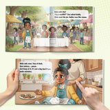 Printed social-emotional storybook for growth mindset and trying again