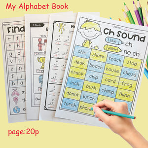 Style64 Alphabet Learning Book: Fun Activities to Support Language Development