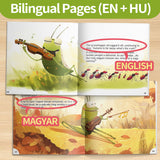 Printed Ant and Grasshopper story book for responsibility vocabulary and family reading