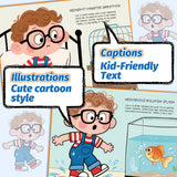 Printed children's Murphy's Law story book for life lessons and everyday challenges