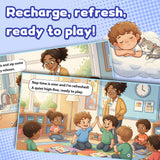 Printed preschool rest-time storybook for sleep habits and quiet moments