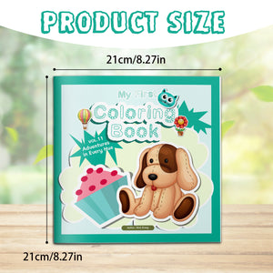 Children’s Connect the Dots and Coloring Book, Beginner Drawing Practice Activity Book for Kids, Preschool Creativity and Hand Control Learning Book