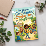 Stories About Confidence Comparison and Being Enough product image 7 showing printed book details for screen-free reading and learning