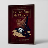 Classic gothic literature book about mystery, romance, theater, and suspense