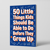 Printed kids growing-up guide with everyday readiness and small real-life tasks