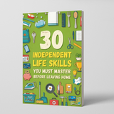 Front cover view of teen independent life skills guide