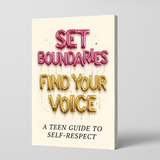 Teen self-help paperback for healthy boundaries and self-worth