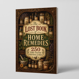 Front cover view of The Lost Book of Home Remedies printed guide