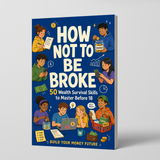 Front cover view of budgeting and smart spending guide for young readers