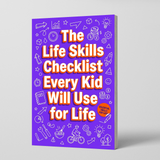 Printed kids life skills book for self-care, everyday readiness, and daily habits