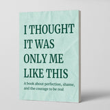 Front cover view of emotional healing and self-acceptance book
