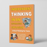 Front cover view of teen critical thinking book