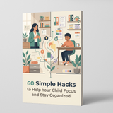 Printed children's guide for attention, time management, and daily success