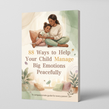Printed children's feelings guide for emotion vocabulary and family connection